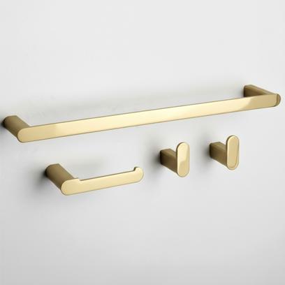 Ensemble d’accessoires de salle de bain Mati Gold 4 pièces