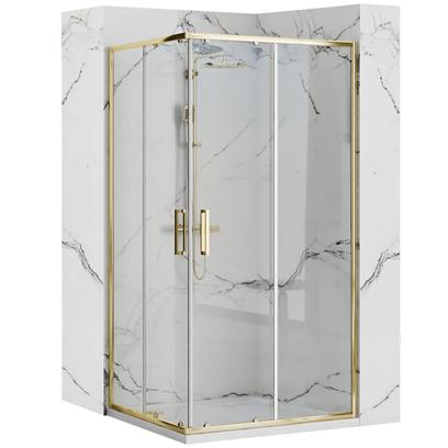 Καμπίνα ντους Rea Punto 80x100 Gold