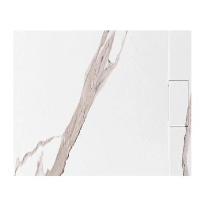 Brodzik prysznicowy Bazalt CARRARA WHITE 80x100