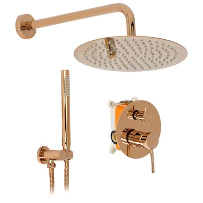 Rea Lungo Copper concealed installation shower set