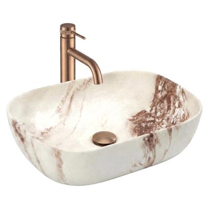 Countertop washbasin Rea Belinda Marrone Matt