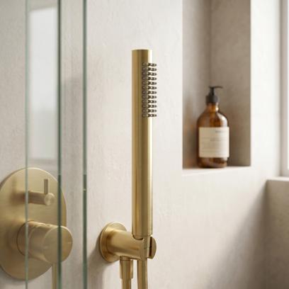 Shower handset REA JS-018 BRUSH GOLD