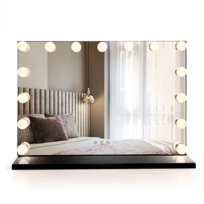 LED Spiegel HOLLYWOOD Black