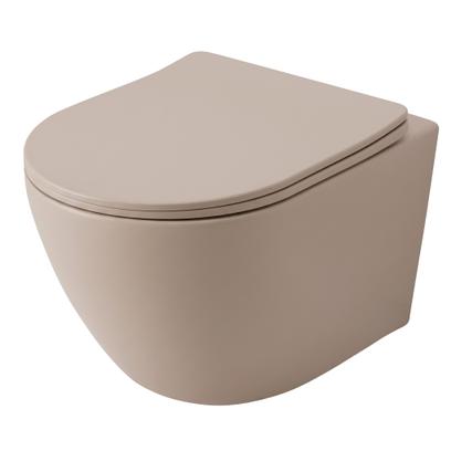 Závesná WC misa REA Focus Tornado Taupe