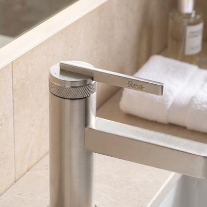 Maišytuvas vonios kambario Rea Grace Brush Nickel