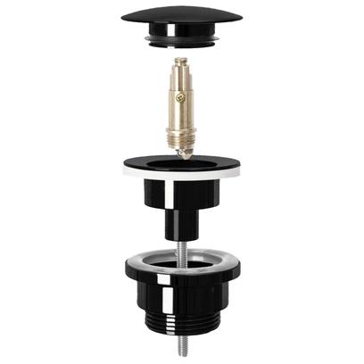 Донный клапан  Rea BLACK METALIC