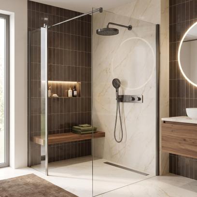 Kit de douche encastré Rea Uni Titan + BOX