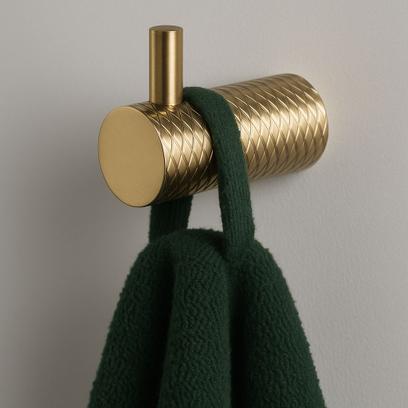 Kúpeľňový vešiak 9706 Prism Brush Gold