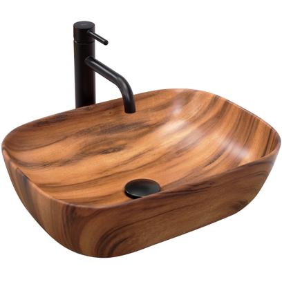 Countertop Basin Rea Belinda Wood Mat