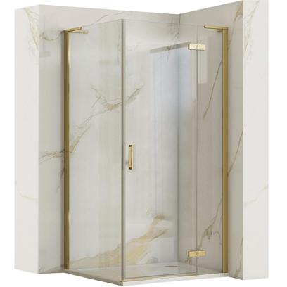 Καμπίνα ντους REA Hugo 90x90 Brushed Gold