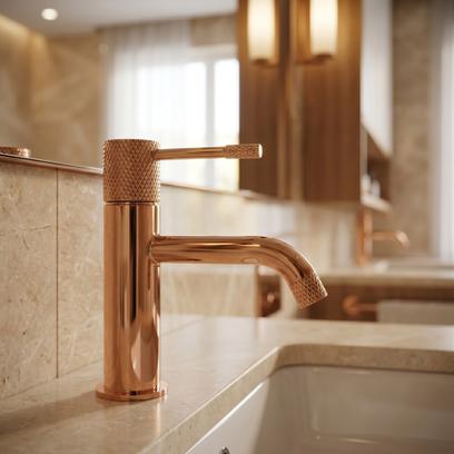 Robinet de lavabo Rea Venti Copper Low