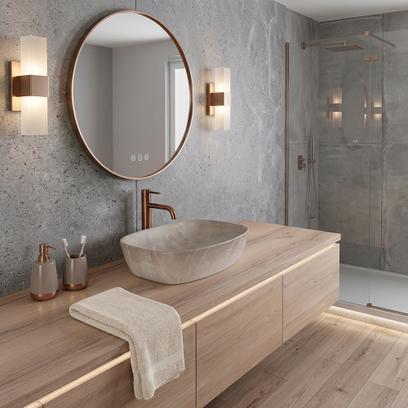Umywalka nablatowa Rea Freja Beige