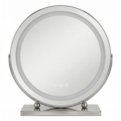 LED Spiegel MAKE-UP Chrome 40 cm