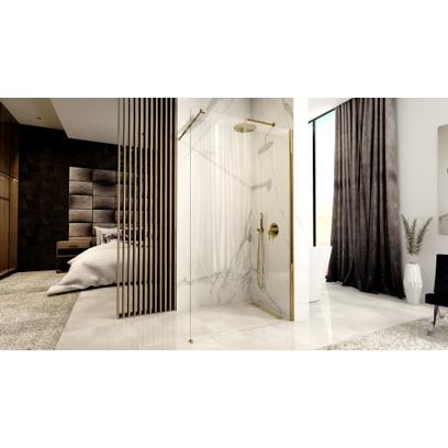 Duschwand Rea Aero Gold 100 Walk In