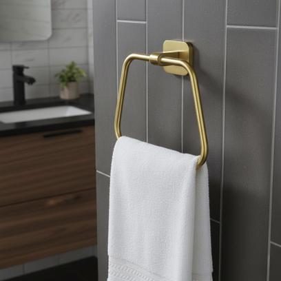 Porte-serviette 5910 Nico Brush Gold
