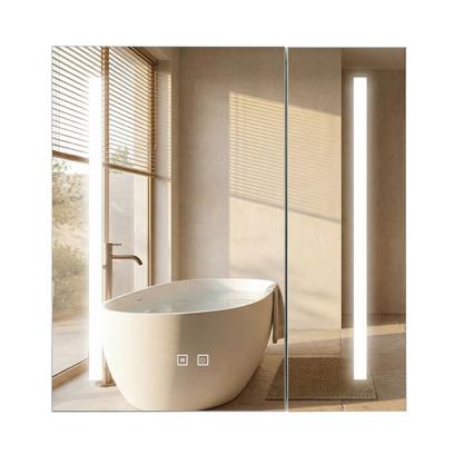 Spiegelkast met LED-verlichting M1015-60 60x65