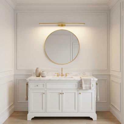 Bathroom LED wall sconce APP1891-1W 80 cm GOLD