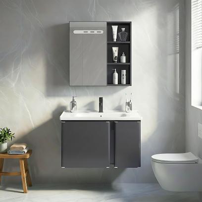 Súprava kúpeľňového nábytku s umývadlom Tula 60cm Grey