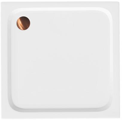 Acryl Duschwanne Rea Belmond White 90x90 Brush Copper