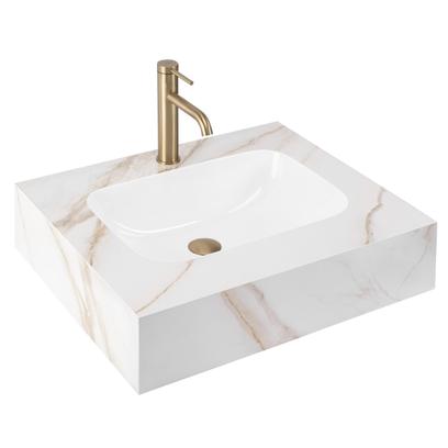 Pakabinama praustuvė REA Aresa Grey Gold 60