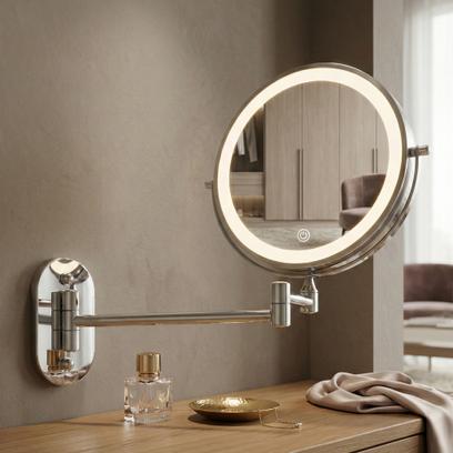 Mirror LED Glow Chrome