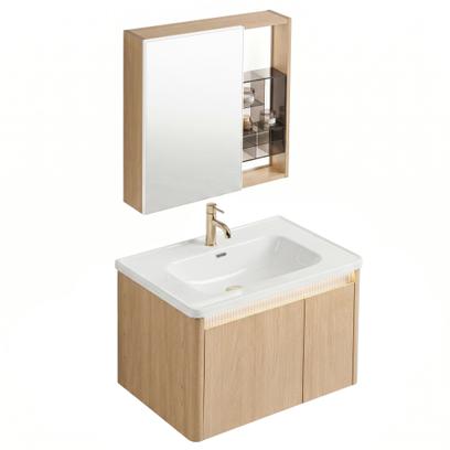 Комплект мебели за баня с мивка DE07-70 Oak 70CM