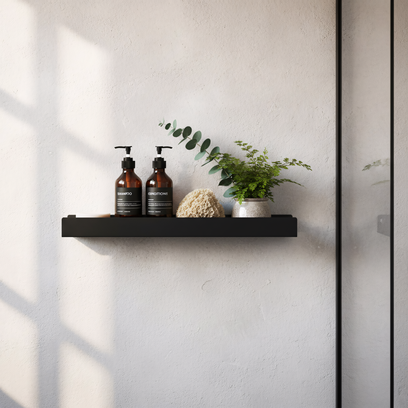 Рафт за баня SF04 60cm black matt