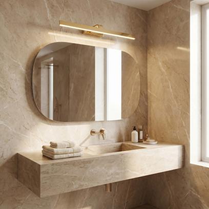LED аплик за баня SWE006-1W 73cm GOLD
