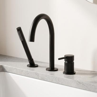 3-Reikäinen Ammehana Rea Lungo Black