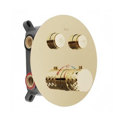 Shower system  Rea Lungo Diamond Gold + BOX