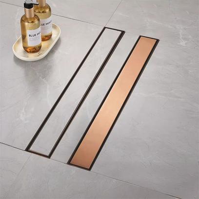 Linear drainage Rea Neox brush copper 70
