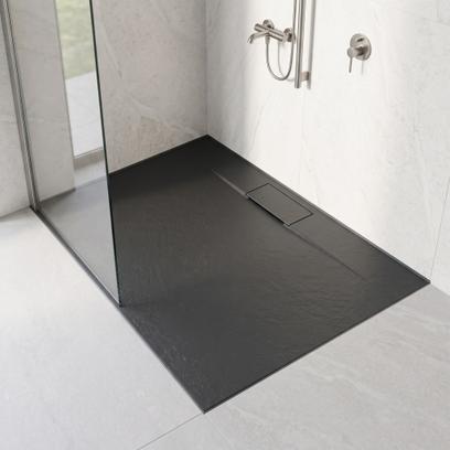 Brodzik prysznicowy Bazalt Long Black 90x120