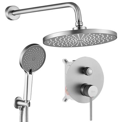 Душ система за вграждане Rea Lungo Stripe Nickel Brush