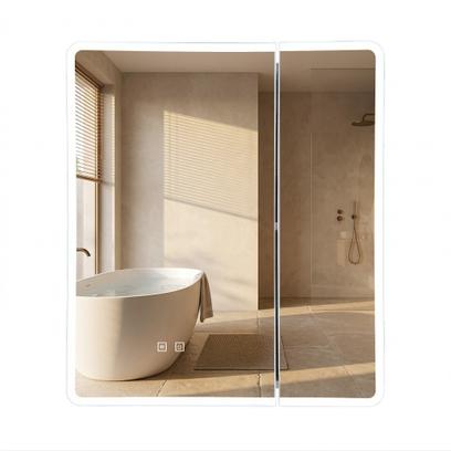 Spiegelkast met LED-verlichting M1011-60 60x70