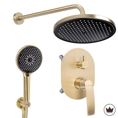 Душ система за вграждане Rea Como M2 Brush Gold  + BOX