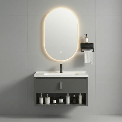 Комплект мебели за баня с мивка Toledo 60cm Grey