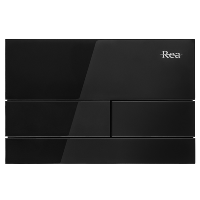 Ovládacie tlačidlo k podomietkovým systémom WC K011A-Q a Slim024N Rea T Black Glass
