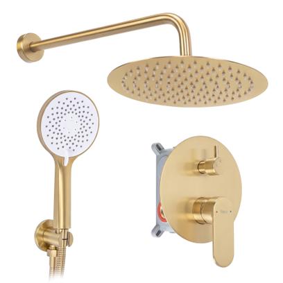 Душ система за вграждане Rea Drop Brush Gold  + BOX