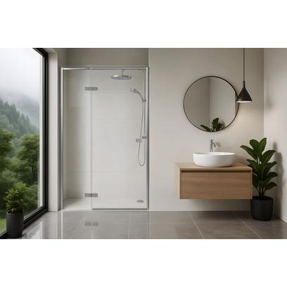 Drzwi prysznicowe Rea Atlas 90 Chrome