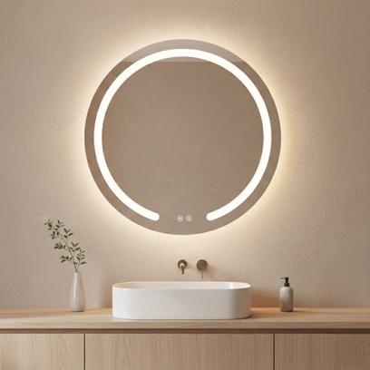 Miroir LED 70cm Modern