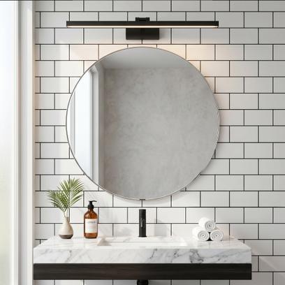 Aplique de casa de banho LED APP1868-1W 80 cm Black