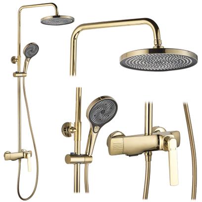 Shower set REA REBEL GOLD