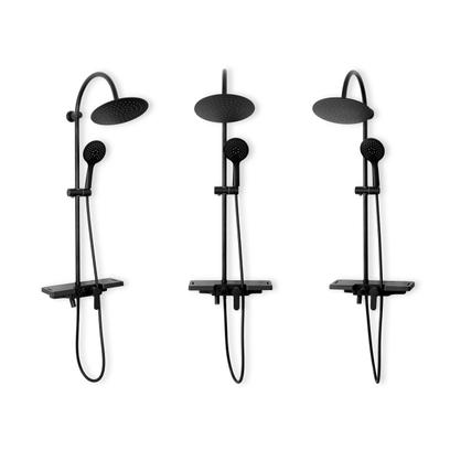 Shower system Rea Vigo Black