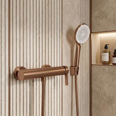 Kada slavina REA Ontario Side Brush Copper
