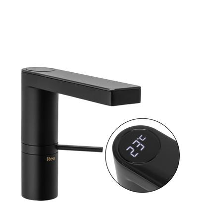 Bateria Umywalkowa REA AMAR LCD Czarna Niska