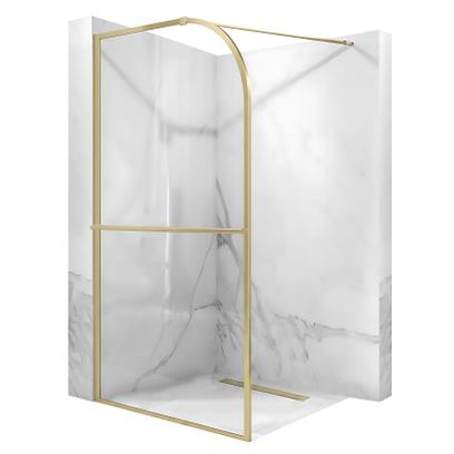 Duschwand Rea Sky Brush Gold 120