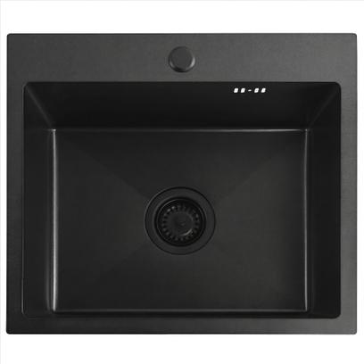 Стоманена мивка Leo 50 Black